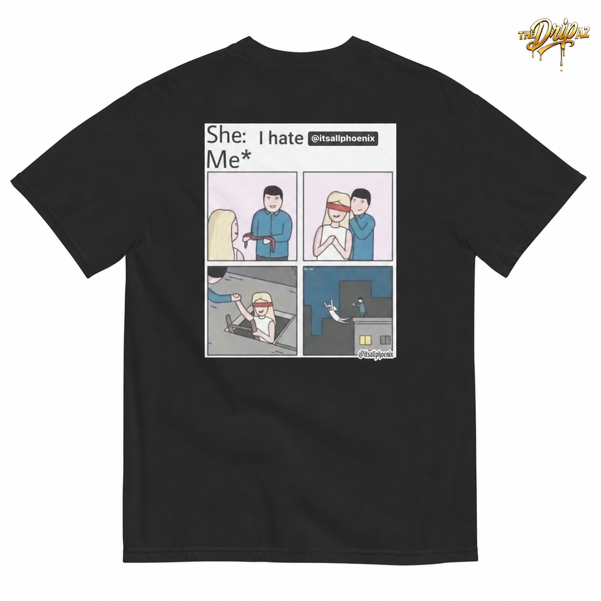 She Hates ItsAllPhoenix Meme Heavyweight T-Shirt