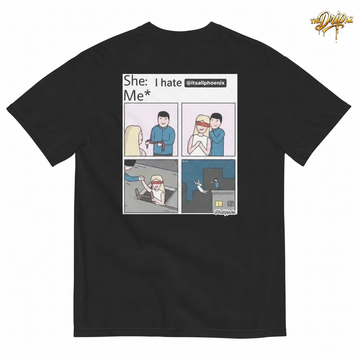She Hates ItsAllPhoenix Meme Heavyweight T-Shirt