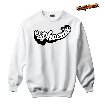 itsallphoenix Bubble Font Crew neck sweatshirt